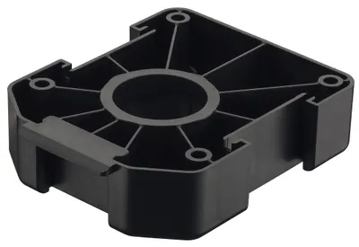 Image de Plaque de fixation AXILO™ noire carré à visser - 637.76.333
