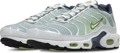Produktbild von Nike Air Max Plus TN Wave Grid Pebble Grey Lime Steel Herren - 45,5