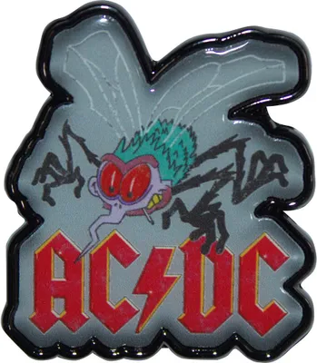 Obrázek produktu pro AC/DC - Odznak s motýlkem, zinková slitina RO14360 (jedna velikost) (barevný)