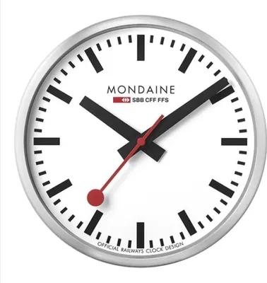 Produktbild von Mondaine M990 Uhr Weiß 250 mm Weiß 250 mm