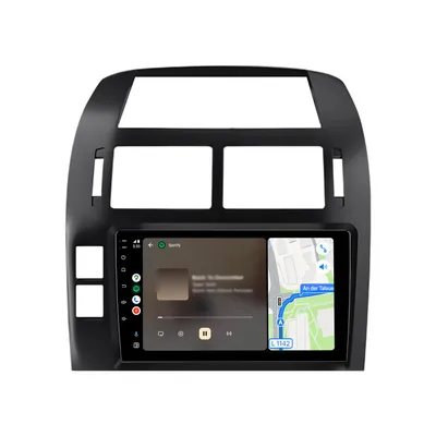 Productafbeelding van Autoradio voor VW Polo 9N 9A (2001-2009) met Carplay, Android Auto, multimediaplayback, GPS-navigatie, Wi-Fi, Bluetooth, DAB+RDS, stuurwielbediening, 9-inch scherm, 1+32GB opslag
