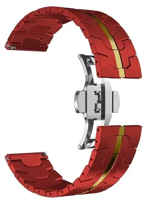 Produktbild von Uhrenarmband - 22 mm Universal - Edelstahl - Faltschließe - Für Amazfit Balance, GTR 2/3/4 47 mm - Rotgold