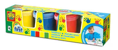 Image de SES Creative My First - Peinture au doigt 4 couleurs x 145ml