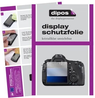 Produktbild von 5x Schutzfolie für Canon EOS 60Da klar Displayschutzfolie Folie Display Schutz dipos