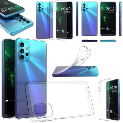 Image de Pour Samsung Galaxy A32 5G Silicone TPU Protection Transparent Etui de téléphone portable Housse