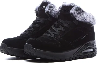 Produktbild von Skechers Damen UNO RUGGED WINTRINESS Sneaker Winterstiefel 167433 BLK Black , Schuhgröße:37 EU