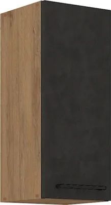 Produktbild von Vigo Hängeschrank 30 cm Eiche Lancelot Matera Grau Küchenzeile Küchenblock Küche
