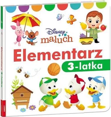 Zdjęcie produktu dla Przygoda z Disneyem: Elementarz dla 3-latków - Odkryj magię nauki z ulubionymi bohaterami! idealny pierwszy krok w edukacji Twojego malucha.