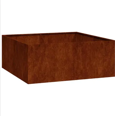 Immagine prodotto di vidaXL Fioriera Rusty 100x100x40 cm Acciaio resistente alle intemperie