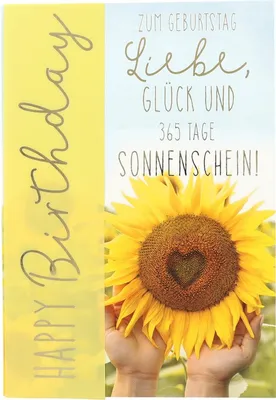 Produktbild von 1 xGeburtstagskarte 27/Happy Birthday Zum Geburtstag Liebe,