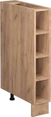 Produktbild von Vicco Küchenregal Fame-Line, 15 cm ohne Arbeitsplatte, Goldkraft Eiche/Goldkraft Eiche
