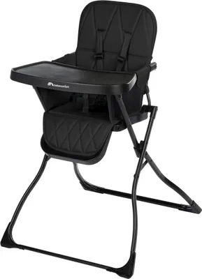 Produktbild von Bebeconfort Lily, Babyhochstuhl, 6 Monate-3 Jahre, 9-15 kg, ultrakompakt faltbar, leichter Hochstuhl (4 kg), leicht zu reinigen, Tinted Graphite
