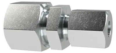 Produktbild von Riegler Gerade Reduzierverschraubung, Rohr-Außen-Ø 8/6 mm, Stahl verzinkt, GV86SSTRED