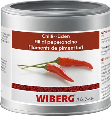 Immagine prodotto di Fili di peperoncino Wiberg, piccantezza sottile per decorazioni piccanti 45g