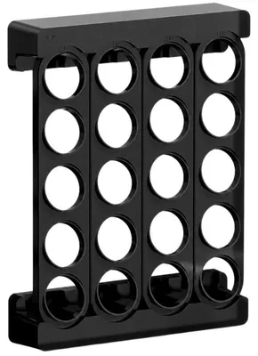 Produktbild von Verk 07490 Wandhalterung für Kaffeekapseln, Fassungsvermögen 20 Stück, schwarz