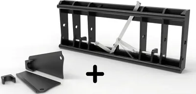 Produktbild von Adapter von Radlader auf Euroaufnahme, Euroadapter, Schnellwechsler - [ Hauer (60x30mm) mechanische Verriegelung ]