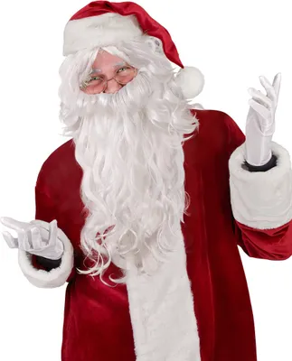 Produktbild von Weihnachtsmann-Perücke für Erwachsene Kostümaccessoire