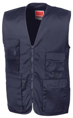 Produktbild von Result Safari Herren Weste FK1006 (L) (Dunkelblau)