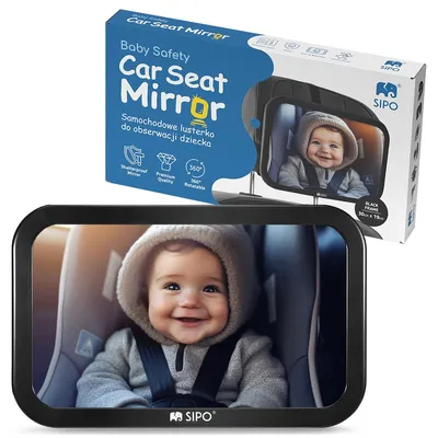 Image de Sipo Rétroviseur pour bébé à fixer sur l'appuie-tête arrière