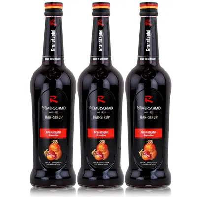 Produktbild von Riemerschmid Bar-Sirup Granatapfel 0,7L- Cocktails Milchshakes (3er Pack)