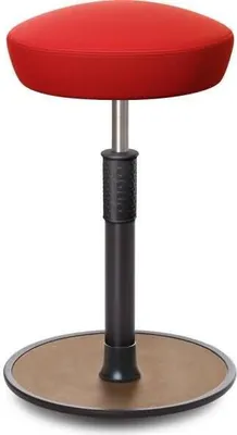 Produktbild von Sitz- Stehhocker Free Tall Hutsitz skai Dynactiv Makari 160 Rot schw. /Natur.