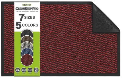 Productafbeelding van Wasbare deurmat voor binnen, rood, 80x120 cm