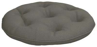 Productafbeelding van Hangstoel kussen VIANEN, 100% polyester, grijs, diameter 45 cm x 10 cm