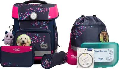 Produktbild von School Mood Schulranzenset 7-tlg. Champion Pro Leni Hund
