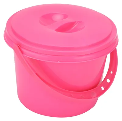 Produktbild von Multifunktions-Pinselbehälter aus Kunststoff mit 2 Fächern und Farbmischpaletten (YJ004 Rosa)