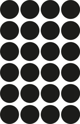 Image de Points de repère 18mm UE=10x96 pièces noir