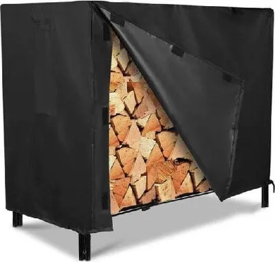Zdjęcie produktu dla POKROWIEC NA DREWNO 122x61x107 cm CZARNY
