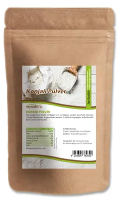 Produktbild von Mynatura Konjak Pulver - ab 250g - 1000g