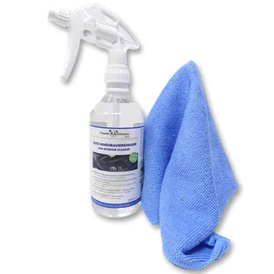 Produktbild von PandaCleaner Innenraumreiniger Auto - 500ml - Auto Kunststoffpflege für Polster, Leder & Glas - Materialschonender Universal Reiniger Auto