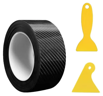 Produktbild von TRANKIELO® - Carbonfolie für Autos – Selbstklebende Schutzfolie – 10 Meter für Auto und Motorrad