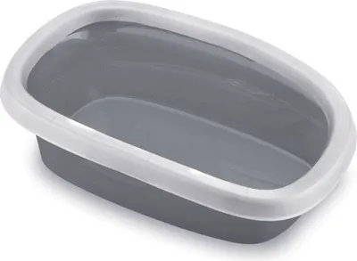 Obrázek produktu pro STEFANPLAST Kočičí záchod Odpadkový koš SPRINT 20, bílo-šedý 58x39x17cm