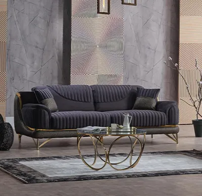 Produktbild von Sofagarnitur Beige 3 2 Sitzer Garnitur  Moderne Sofa 1 Sitzer Möbel Einrichtung