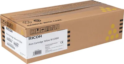 Produktbild von Ricoh M C250E Gelb Original Tonerpatrone für M C250FW M C250FWB