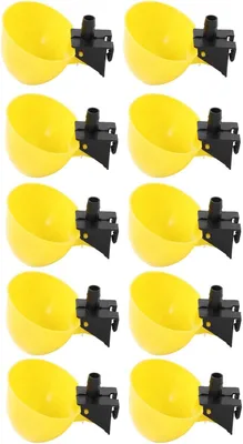 Produktbild von Tränke für Vögel, automatische Nachfüllung, 10 Stück, für Hühner und Wachteln
