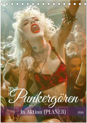 Produktbild von Punkergören - In Aktion (Tischkalender 2026 DIN A5 hoch), CALVENDO Monatskalender