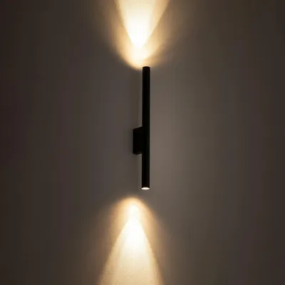 Produktbild von Wandlampe Up Down G9 Schwarz Metall Modern Wandleuchte