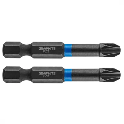 Obrázek produktu pro GRAPHITE Rázové bity PZ3 x 50 mm, 2 ks.