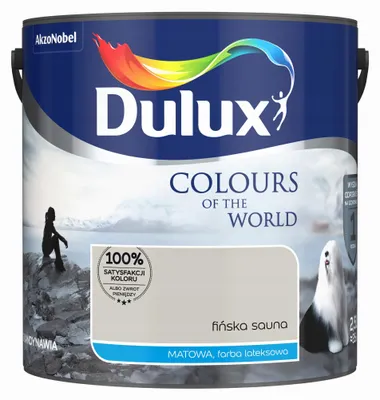 Produktbild von Innen-Latexfarbe matt Finnische Sauna 2,5L, hohe Deckkraft, scheuerbeständig