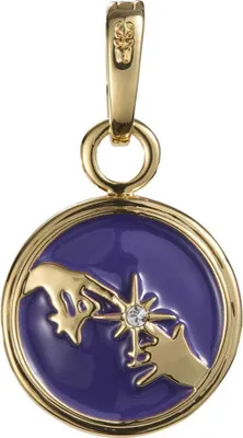 Productafbeelding van Noble Collection: De Buitenaardse Wezen Ik Zal Hier Zijn Sleutelhanger, Goud. Goud, One Size