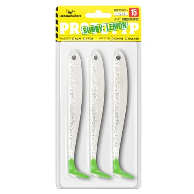 Produktbild von Lieblingsköder Gummifisch Hechtköder (15 cm, Sunny Lemon) Farbe: Sunny Lemon