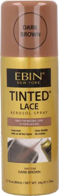 Zdjęcie produktu dla EBIN Tinted Lace Spray Dark Brown 80ml