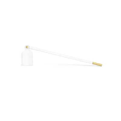 Produktbild von Nordic Flame Kerzenlöscher WHITE weiß gold 20cm