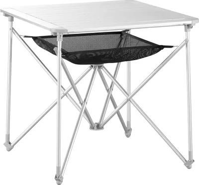 Produktbild von Aluminium Klapptisch Mercy für 4 Personen - viel Beinfreiheit und zusätzlicher Stauraum - Outdoor-Möbel Klapptisch