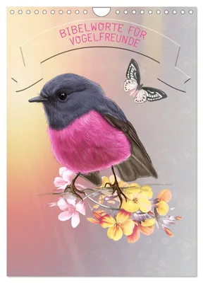Produktbild von Bibelworte für Vogelfreunde (Wandkalender 2027 DIN A4 hoch), CALVENDO Monatskalender