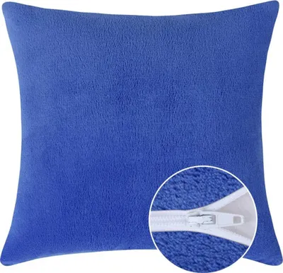 Obrázek produktu pro Polštářek MIKRO jednobarevný - 40x40 cm - Modrá