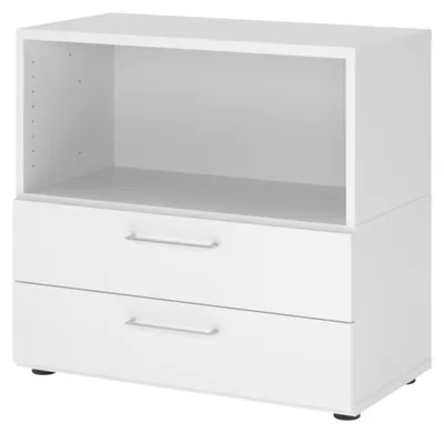 Produktbild von bümö flexi Aktenschrank klein mit Schubladen - Nachbildung: Weiß